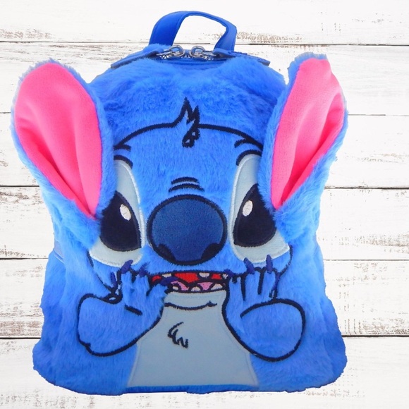 Stitch Disney  Small Backpack Children Adjustable Straps Purse ~ Brand New - Picture 1 of 4